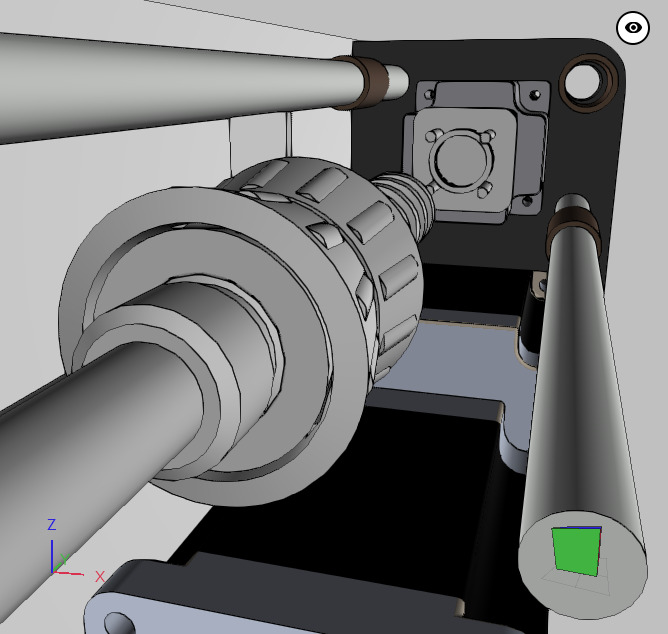 Mini mold injection machine 3D print model_4