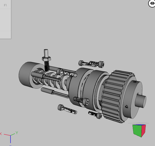 Mini mold injection machine 3D print model_6