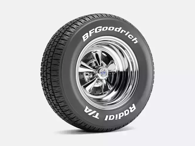 15x8 Cragar SS Wheel BFGoodrich Radial TA Tire