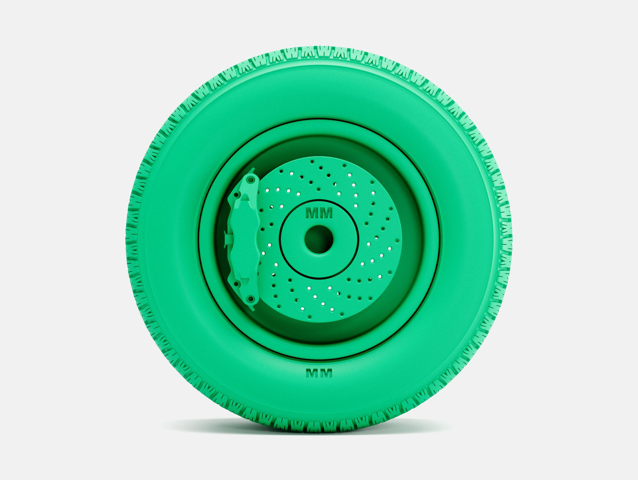 15x8 Cragar SS Wheel BFGoodrich Radial TA Tire 3D print model_6