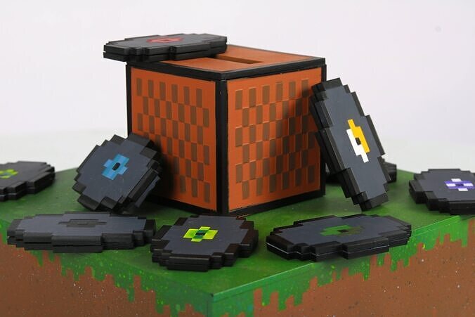 Minecraft-Inspired Music Box  3D print model