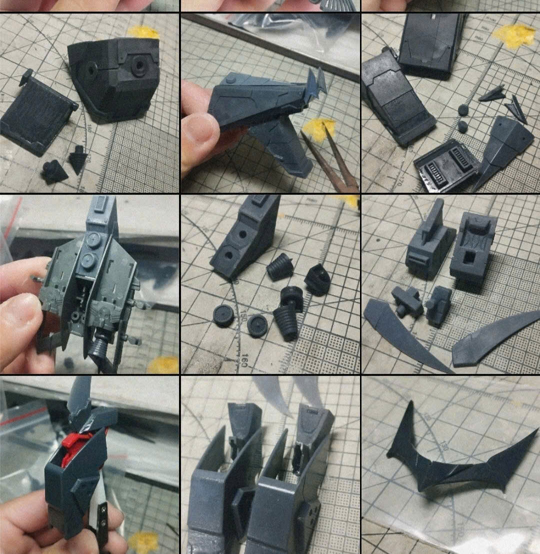 PG  Gundam Astray bandai Red Ghost 3D print model_1