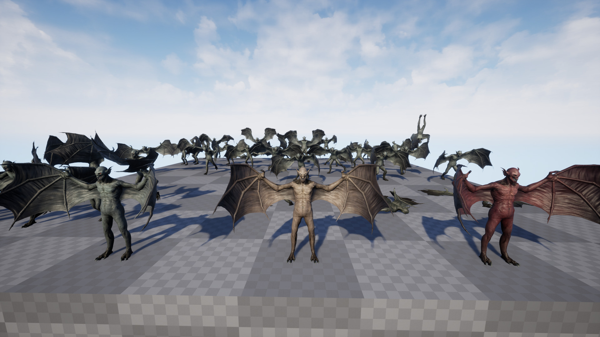 Vampire Monster Low-poly 3D model_21