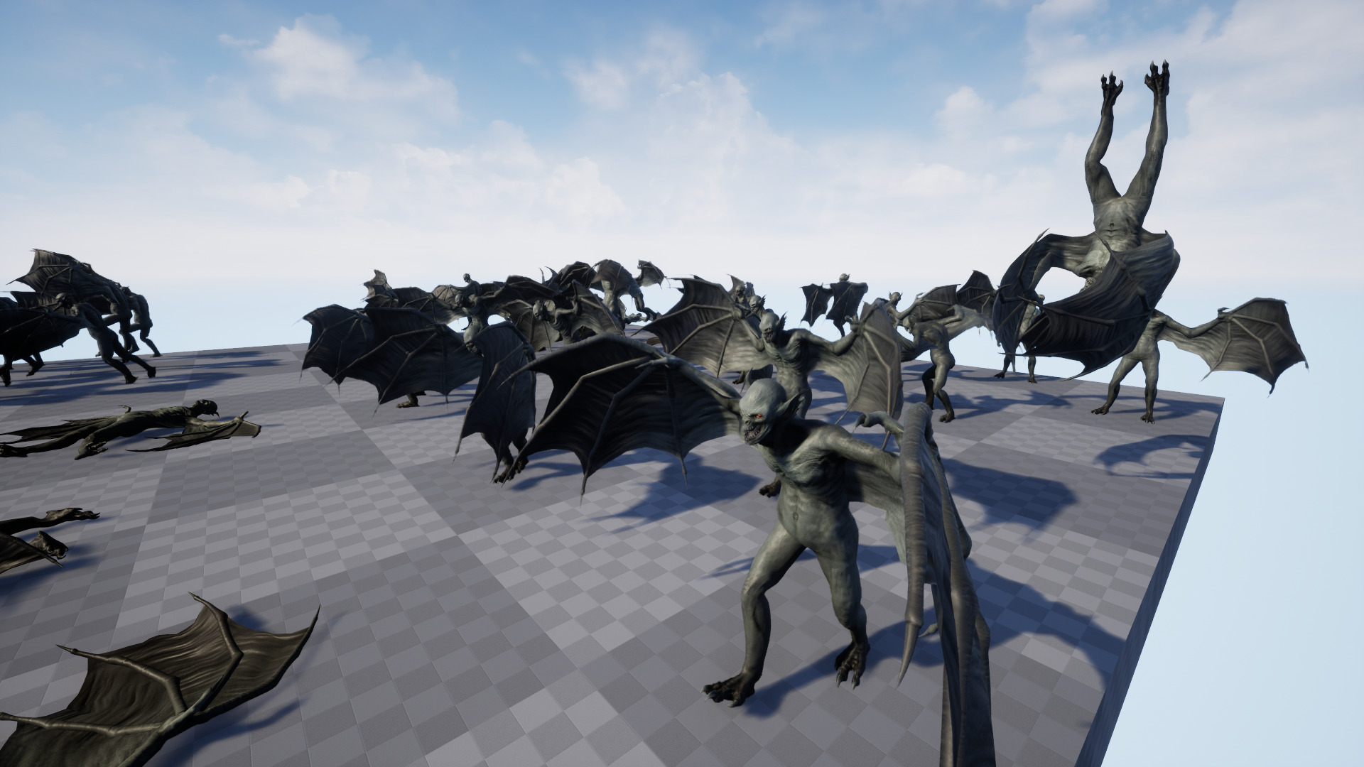 Vampire Monster Low-poly 3D model_20