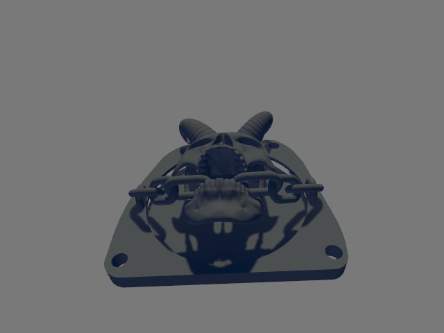 Speaker enclosure for Harley Davidson front lowers - horned 3D print model_5