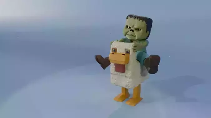 Chicken Jockey Minecraft