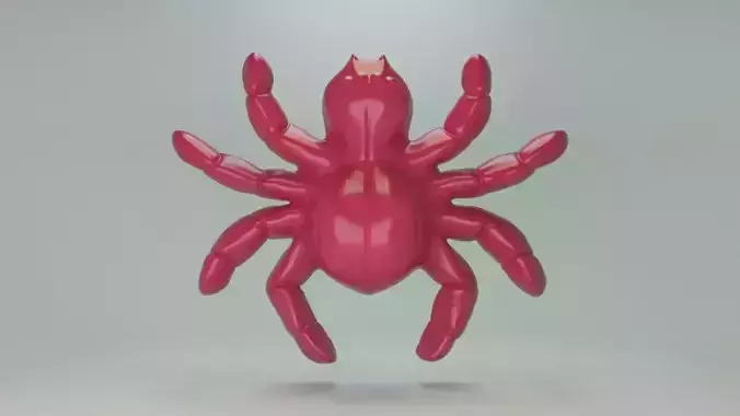 Gummy spider  3D print model