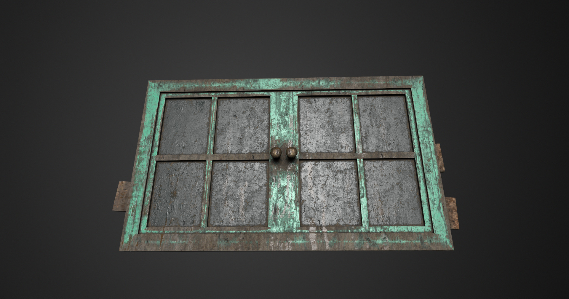 Window low poly Low-poly 3D model_1