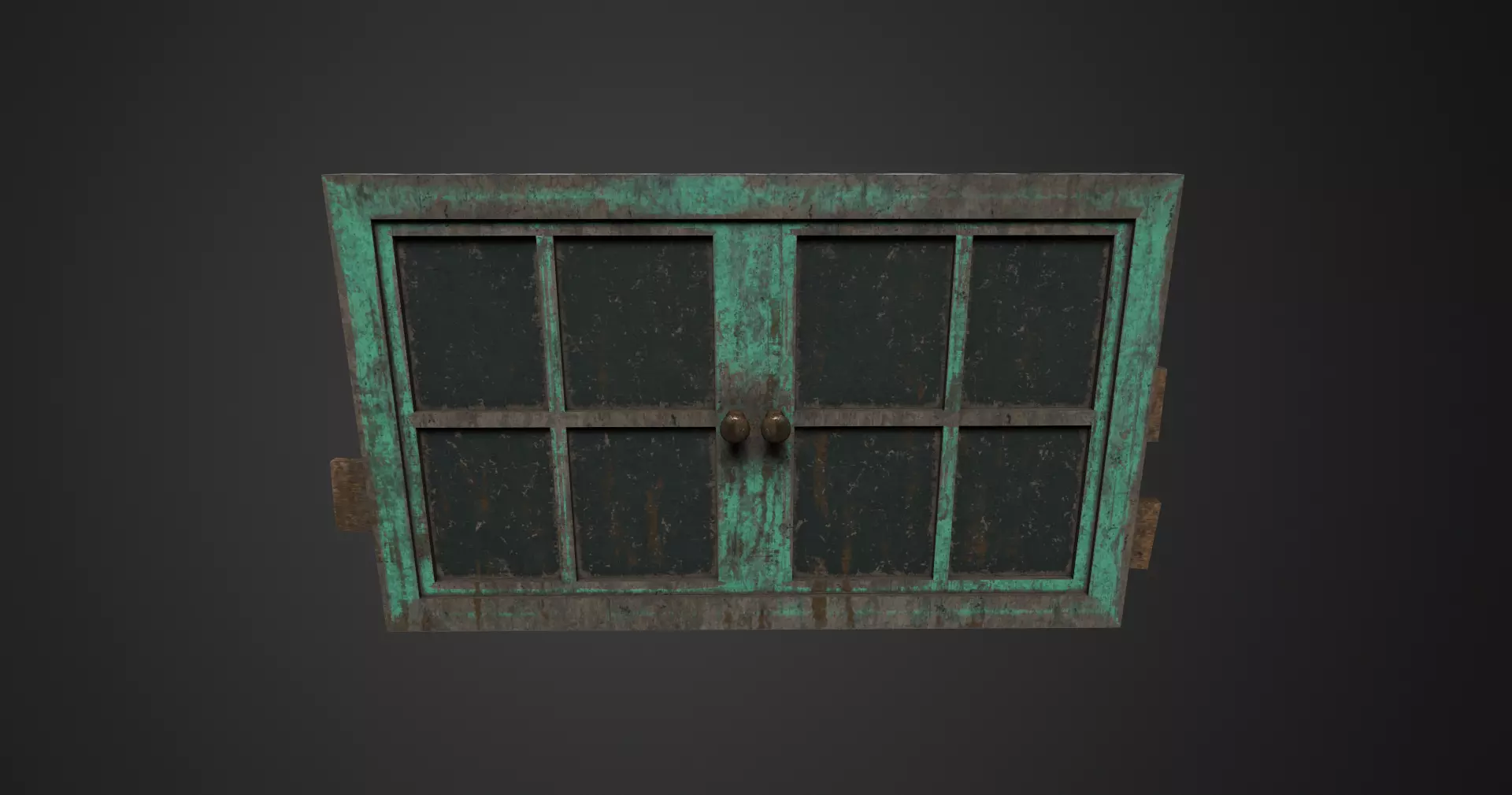Window low poly Low-poly 3D model_0