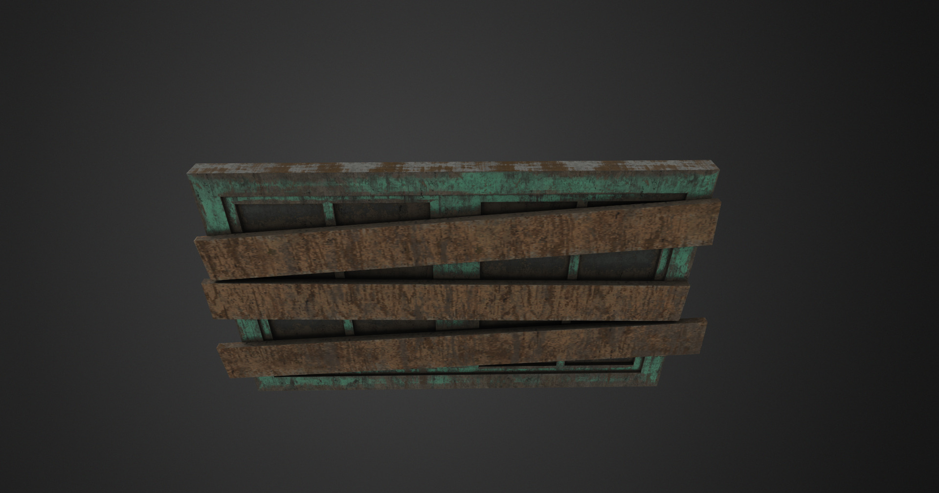 Window low poly Low-poly 3D model_5