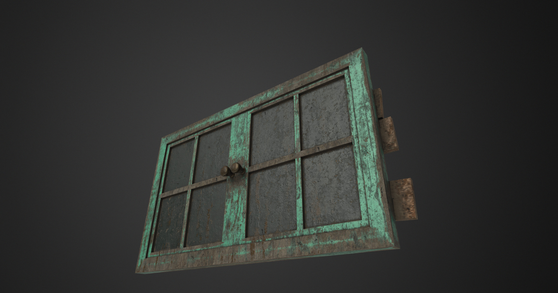 Window low poly Low-poly 3D model_2