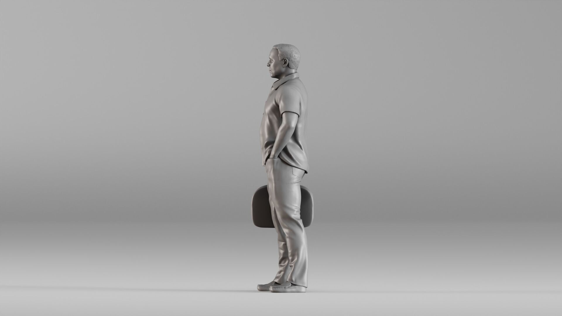 001606 Casual Man with Travel Bag 3D print model_14