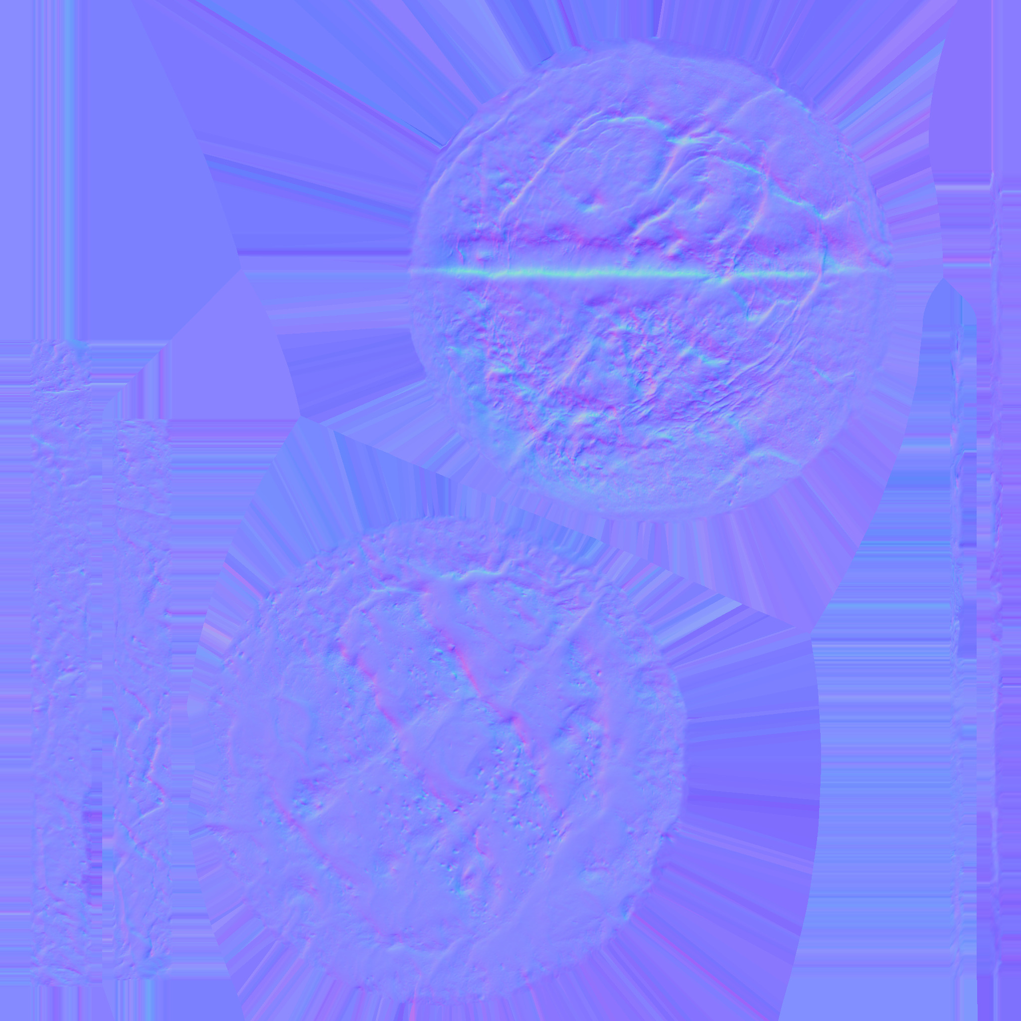 Turkish Flatbread Bread Low-poly 3D model_6