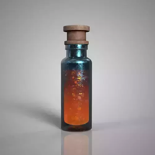 Fantasy Berserk Potion Game Ready Asset PBR Low-poly 3D model