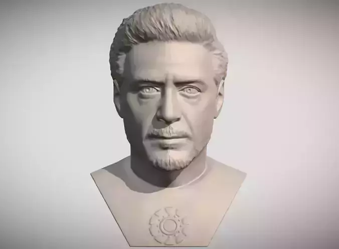 Tony Stark Robert Downey Jr Iron Man bust 