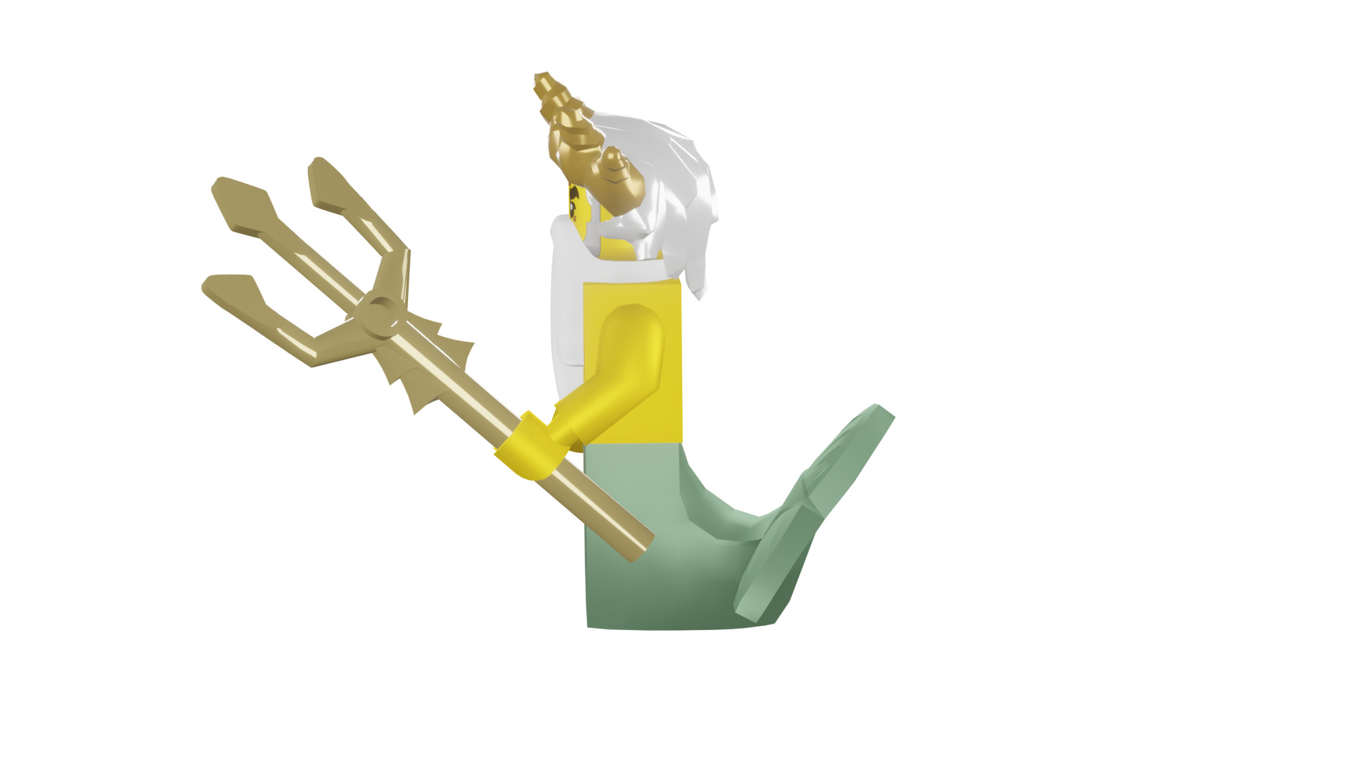 3D print minifigure - 8831-5 Ocean King 3D print model_37