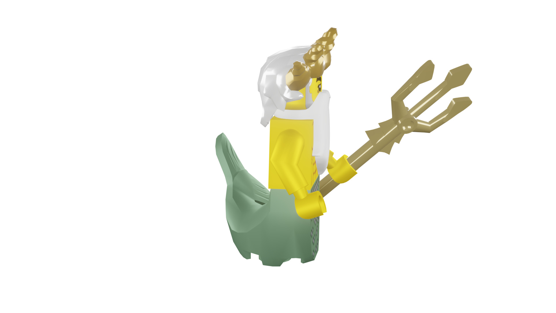 3D print minifigure - 8831-5 Ocean King 3D print model_14