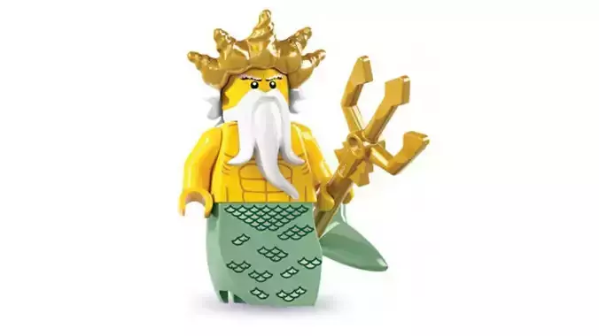 3D print minifigure - 8831-5 Ocean King