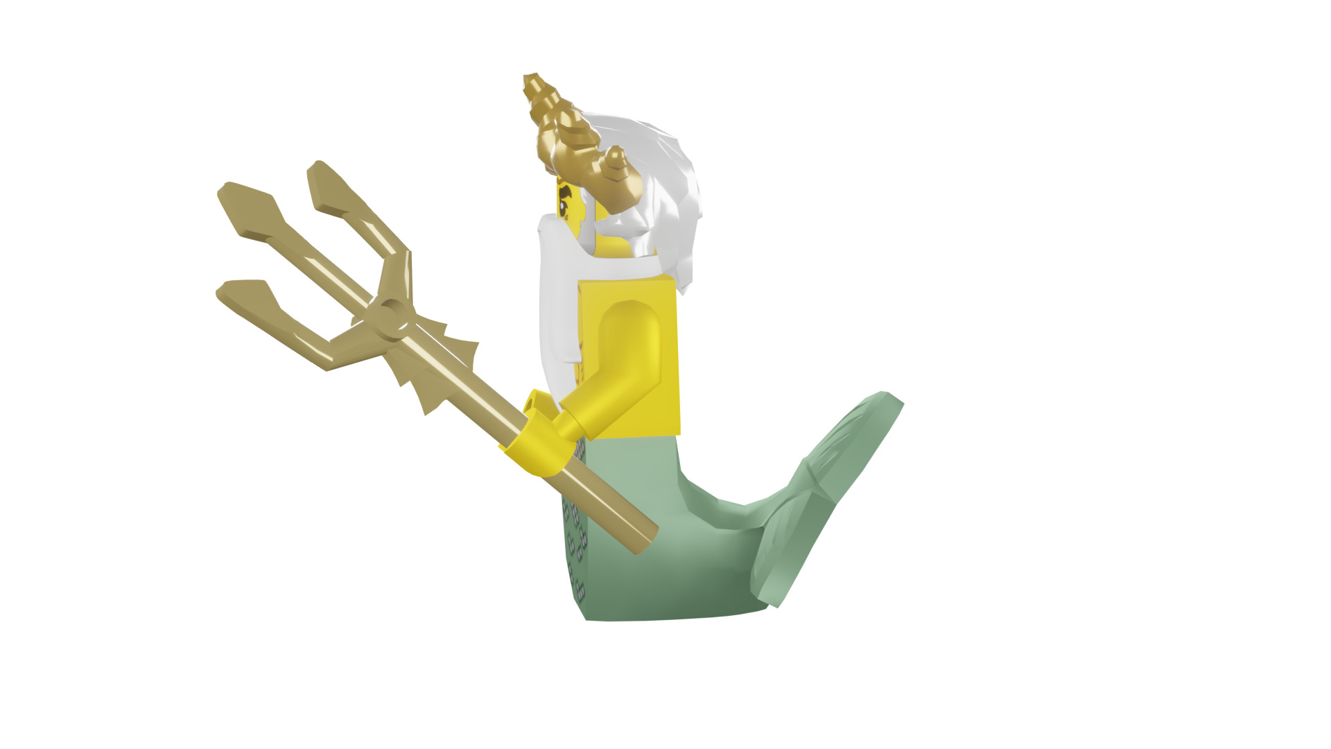 3D print minifigure - 8831-5 Ocean King 3D print model_38