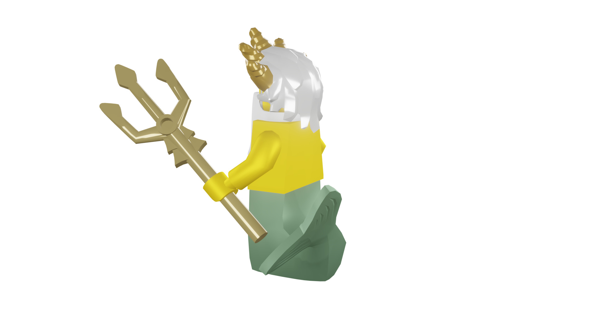 3D print minifigure - 8831-5 Ocean King 3D print model_33