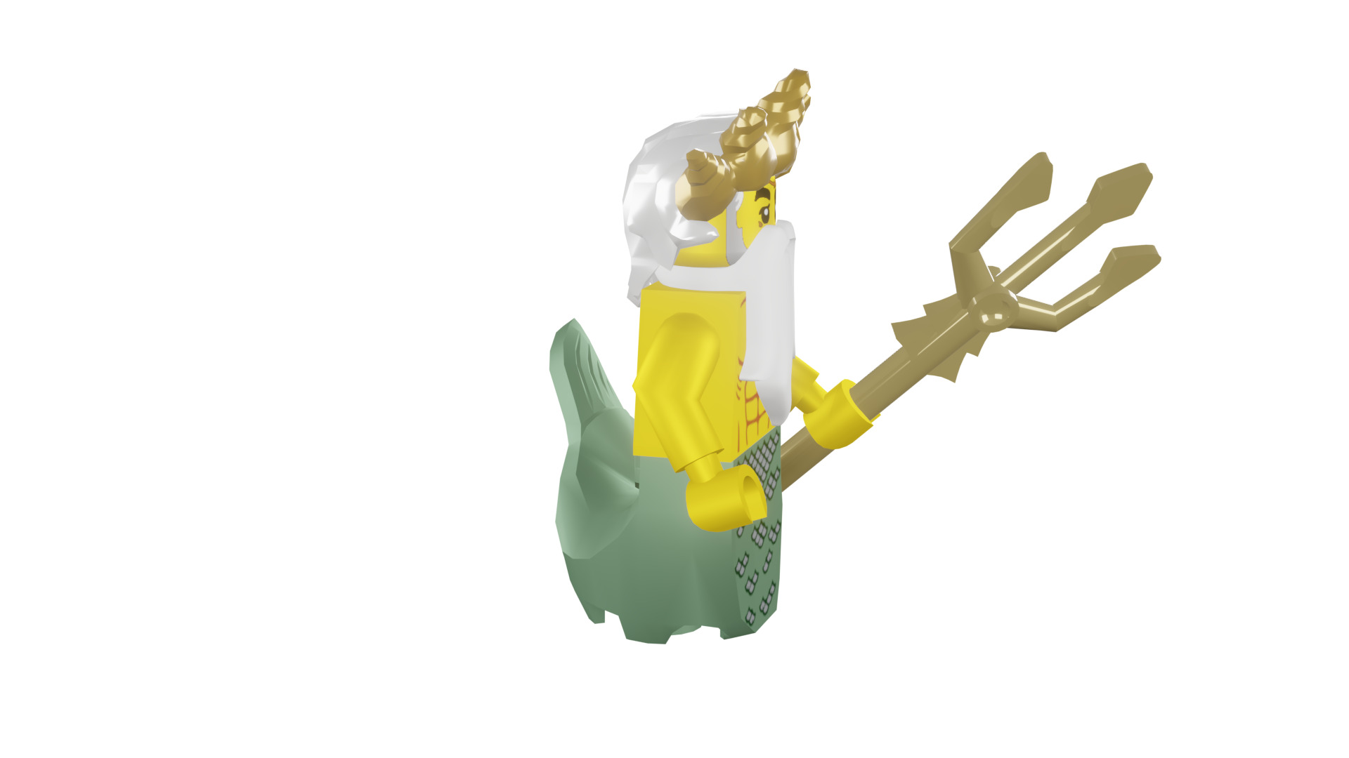 3D print minifigure - 8831-5 Ocean King 3D print model_13