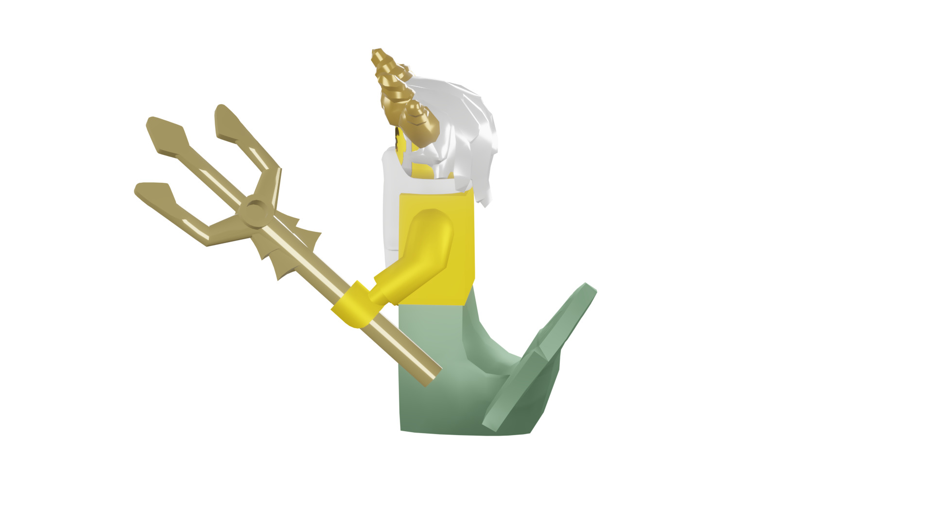 3D print minifigure - 8831-5 Ocean King 3D print model_36