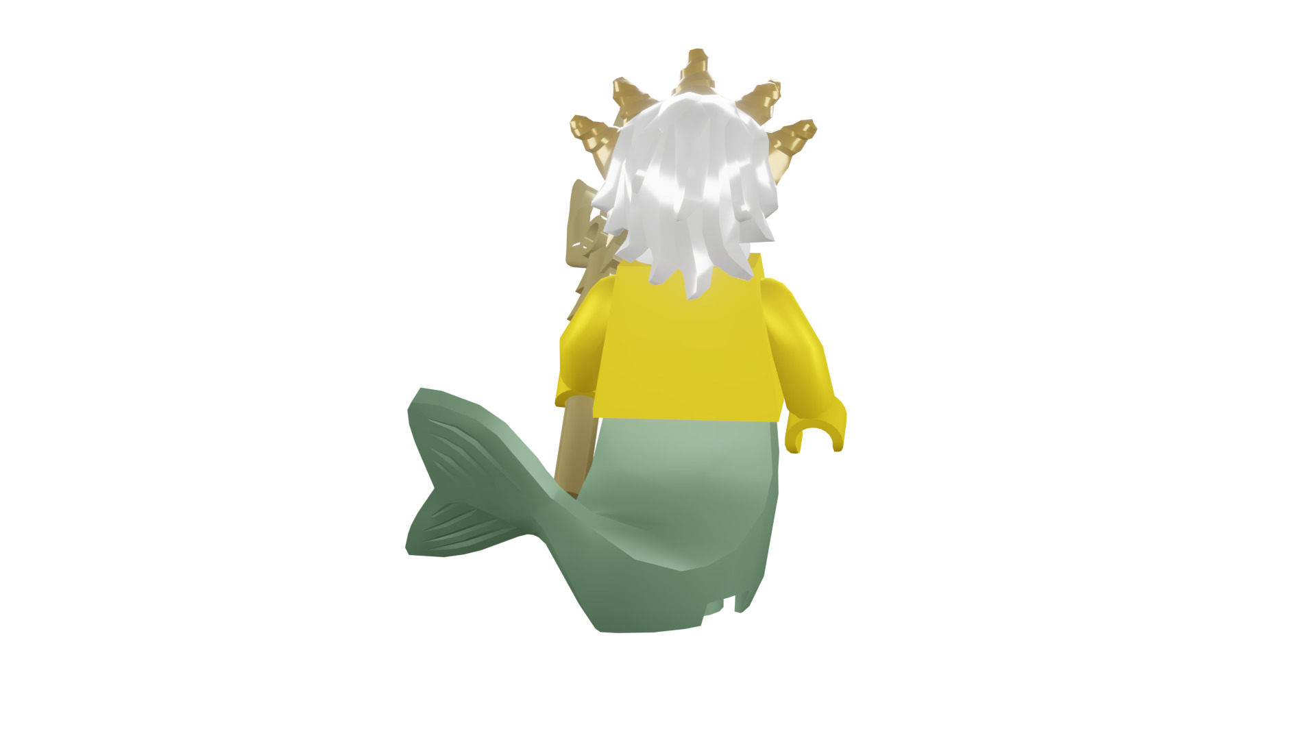 3D print minifigure - 8831-5 Ocean King 3D print model_25