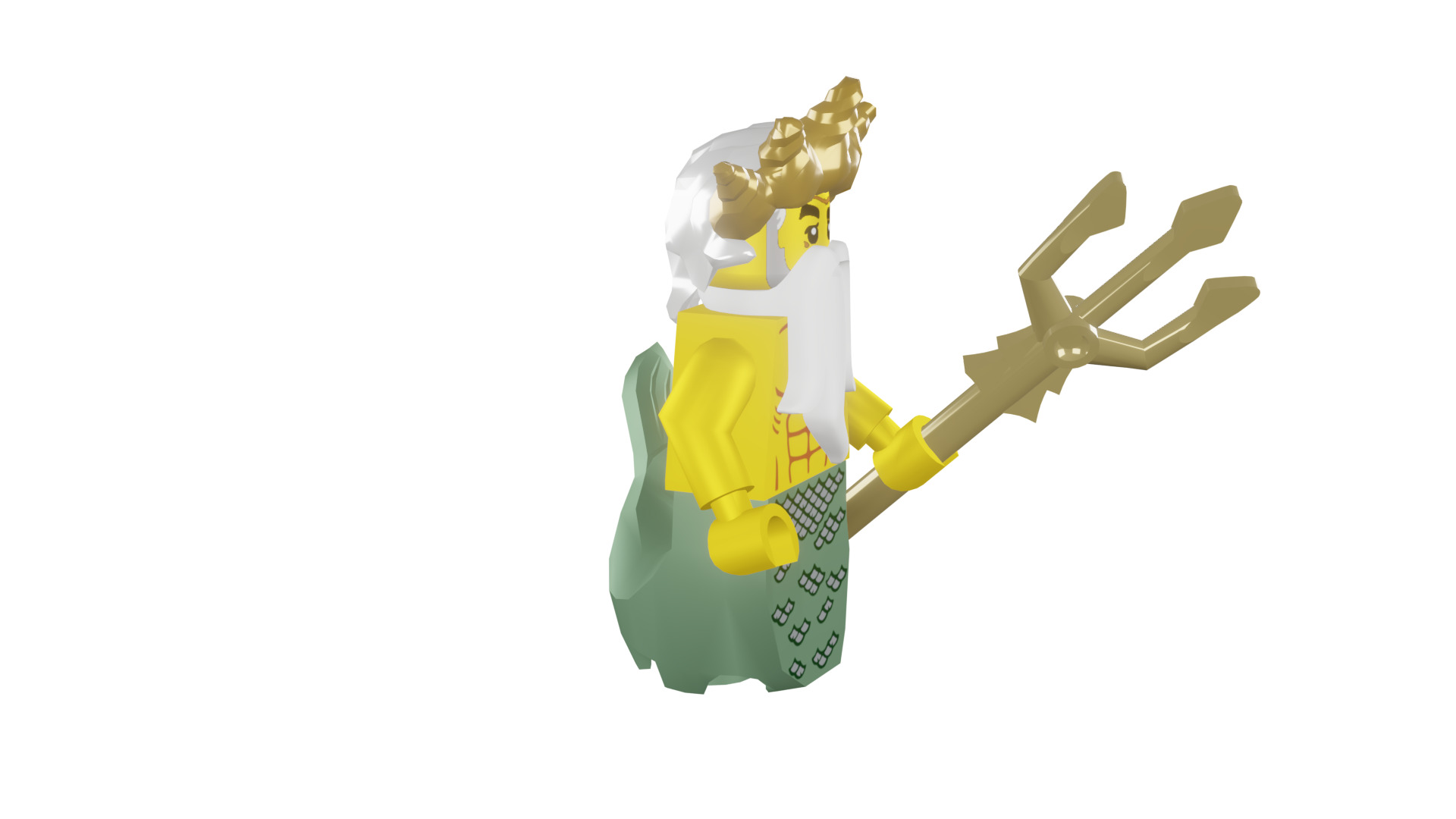 3D print minifigure - 8831-5 Ocean King 3D print model_12
