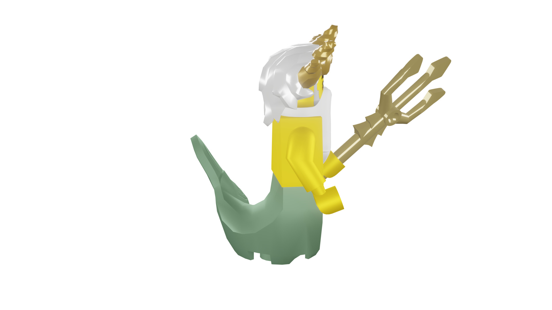 3D print minifigure - 8831-5 Ocean King 3D print model_16