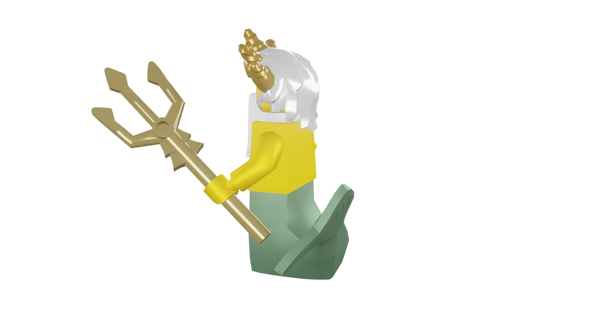 3D print minifigure - 8831-5 Ocean King 3D print model_34
