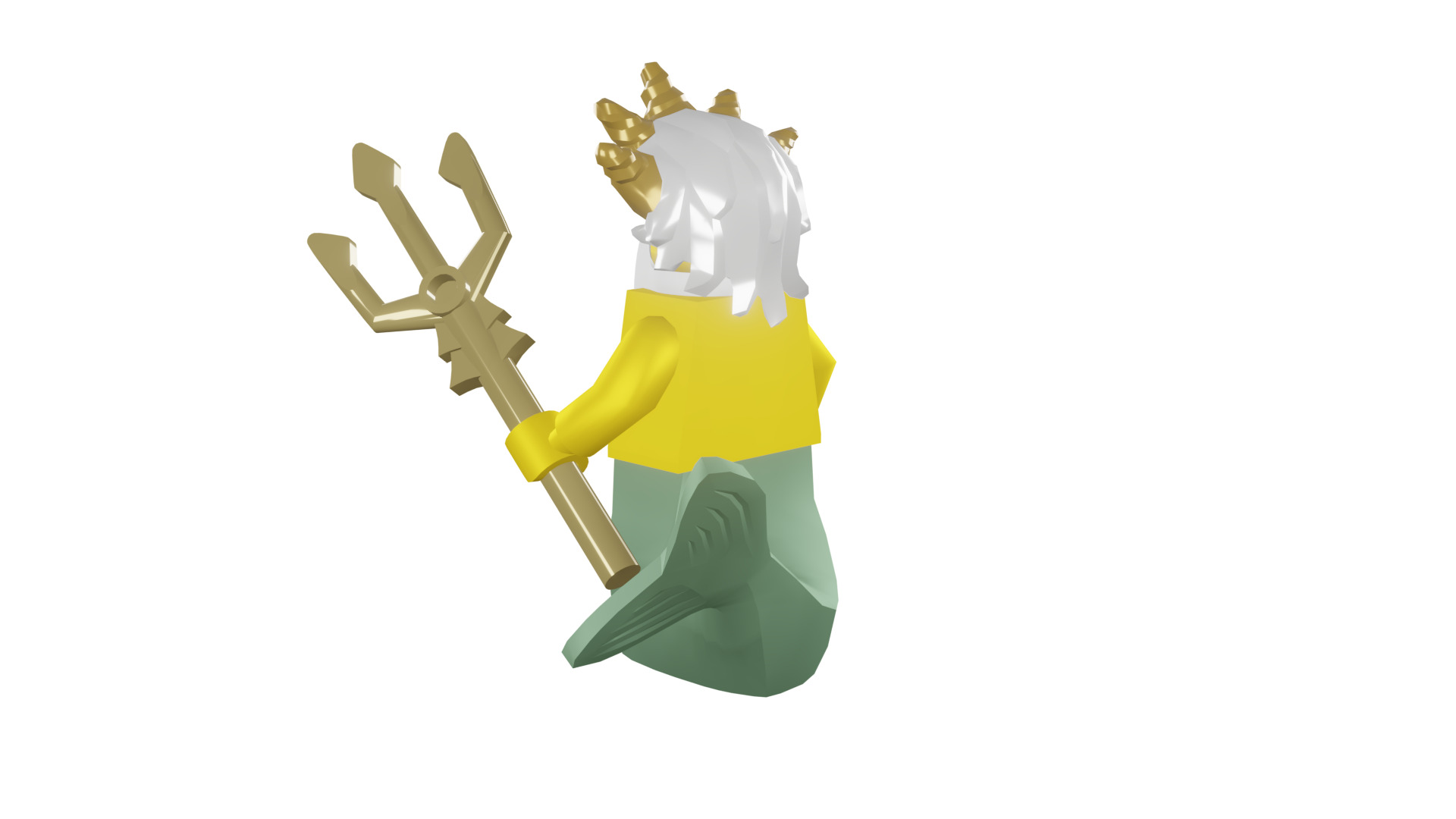3D print minifigure - 8831-5 Ocean King 3D print model_31
