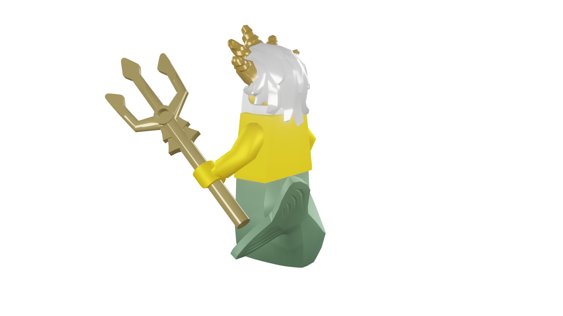 3D print minifigure - 8831-5 Ocean King 3D print model_32