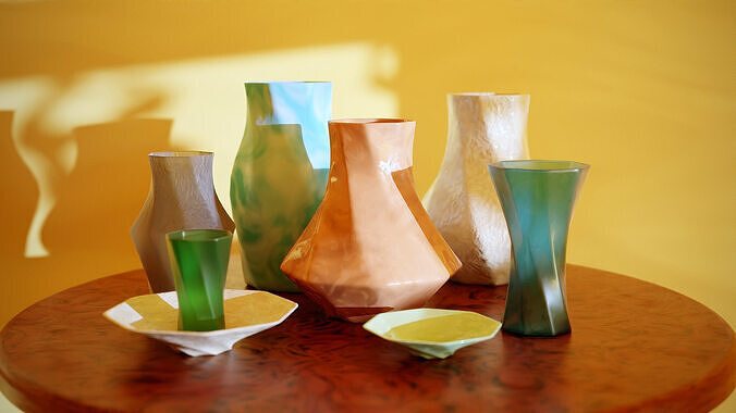 VASE set models for interior rendering 3D model