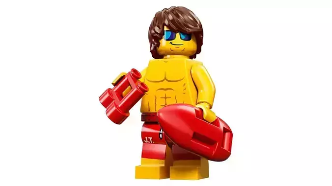 3D print minifigure - 71007-7 Lifeguard