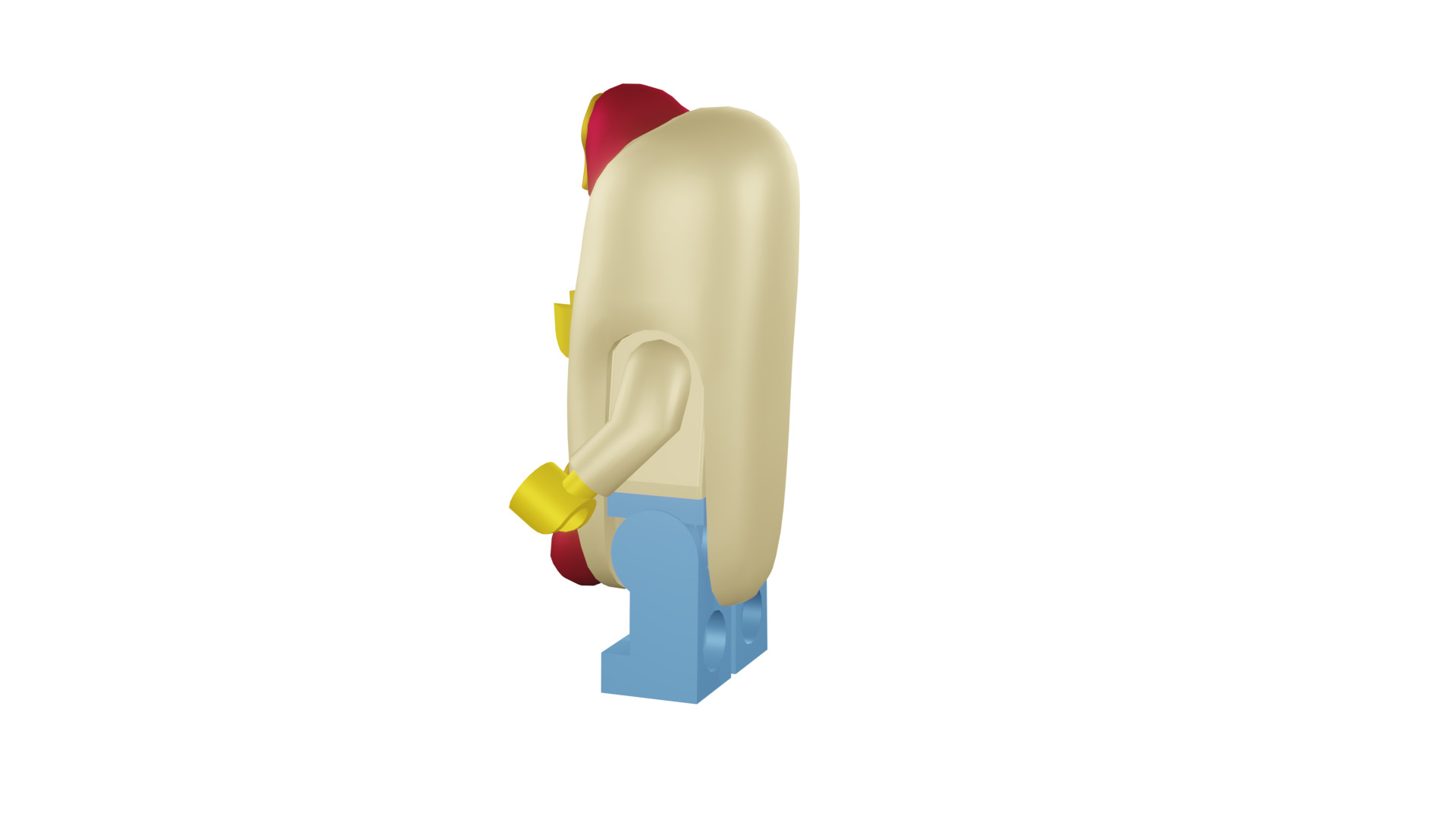 3D print minifigure - 71008-14 Hot Dog Man 3D print model_32