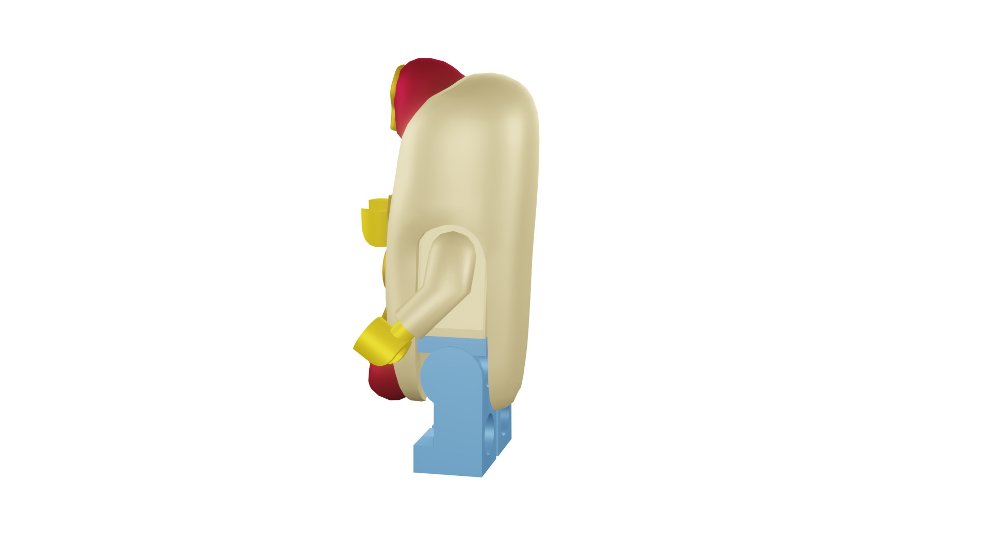 3D print minifigure - 71008-14 Hot Dog Man 3D print model_33