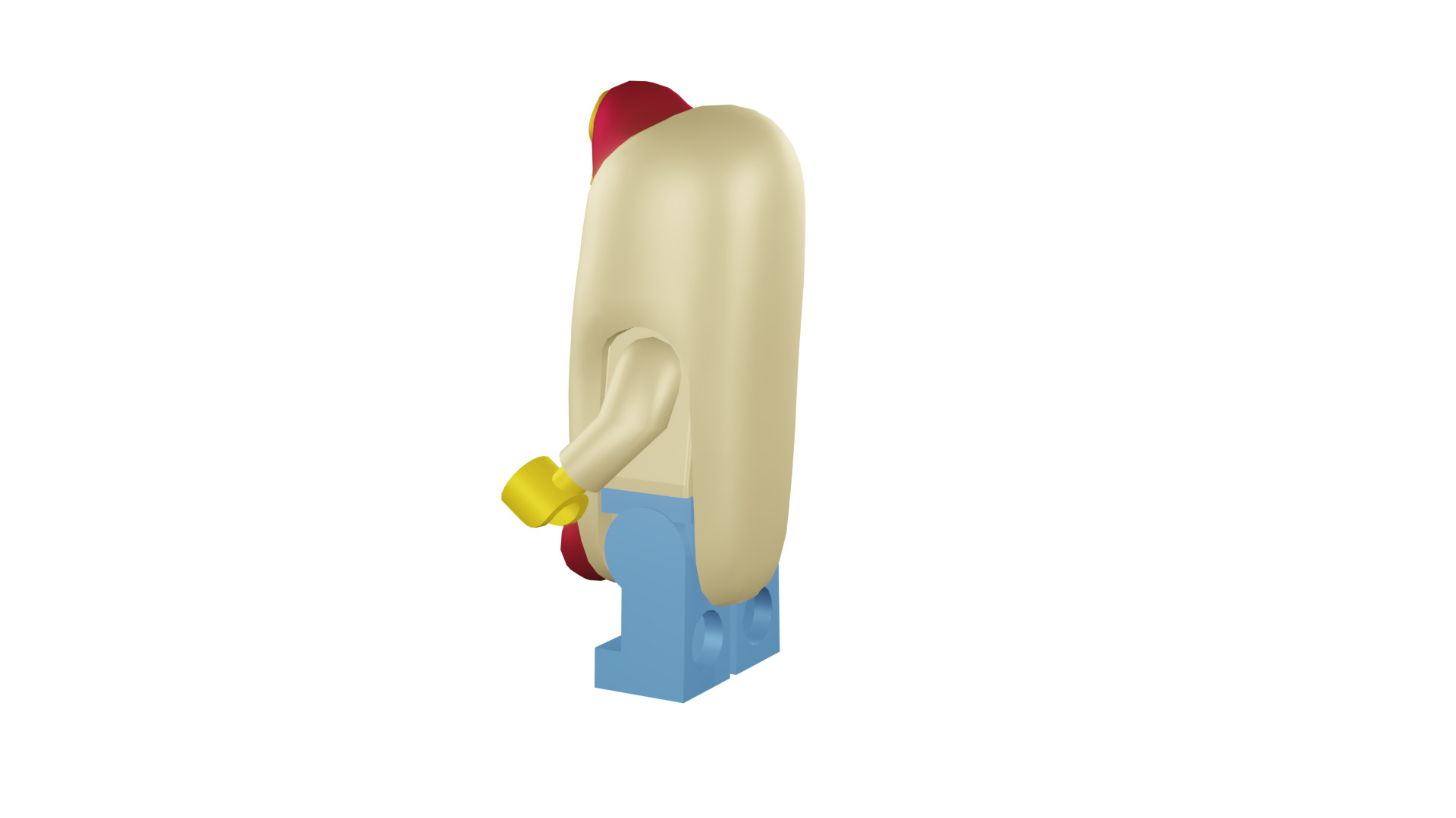 3D print minifigure - 71008-14 Hot Dog Man 3D print model_31