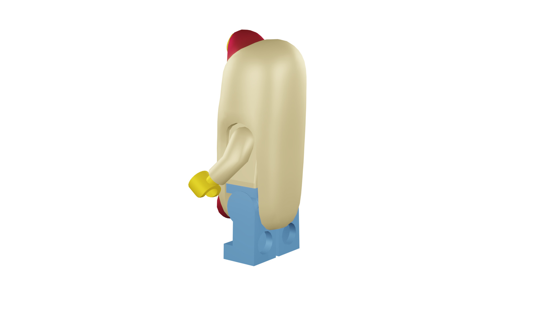 3D print minifigure - 71008-14 Hot Dog Man 3D print model_30