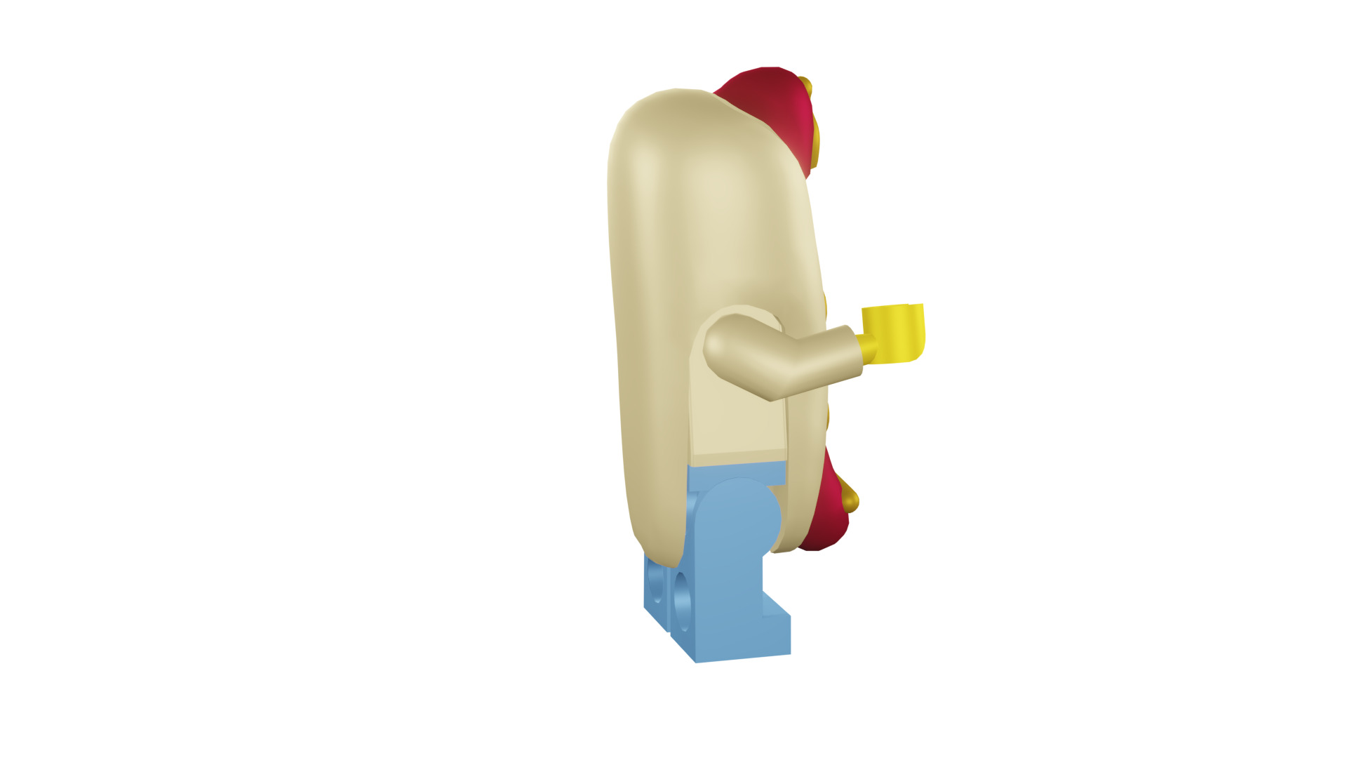 3D print minifigure - 71008-14 Hot Dog Man 3D print model_15