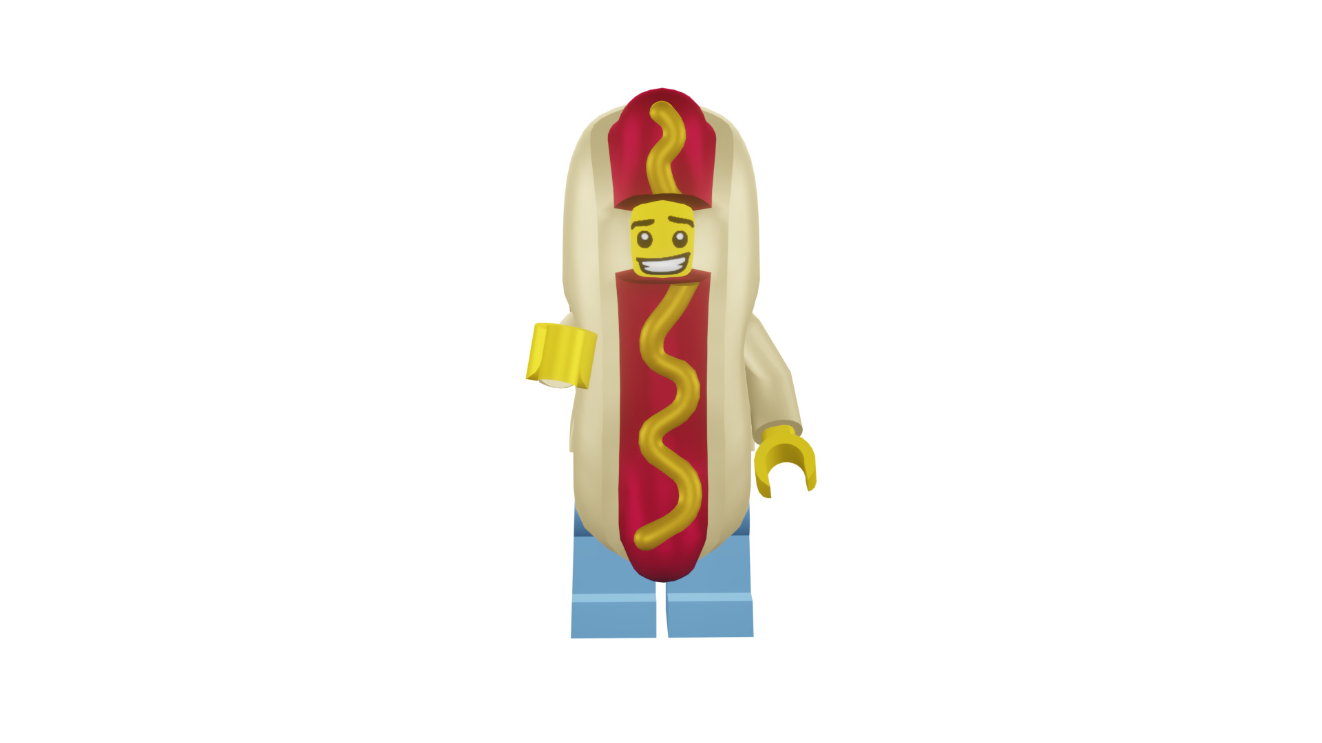 3D print minifigure - 71008-14 Hot Dog Man 3D print model_46