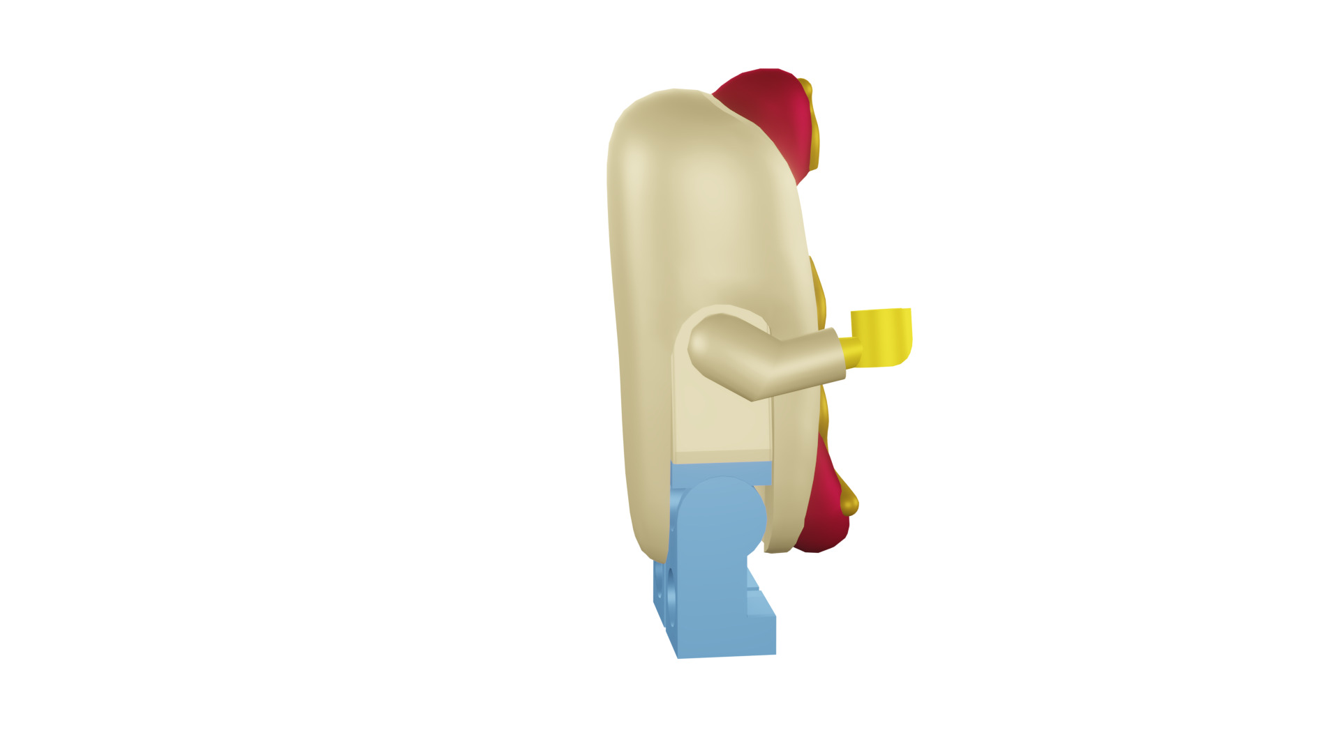 3D print minifigure - 71008-14 Hot Dog Man 3D print model_14