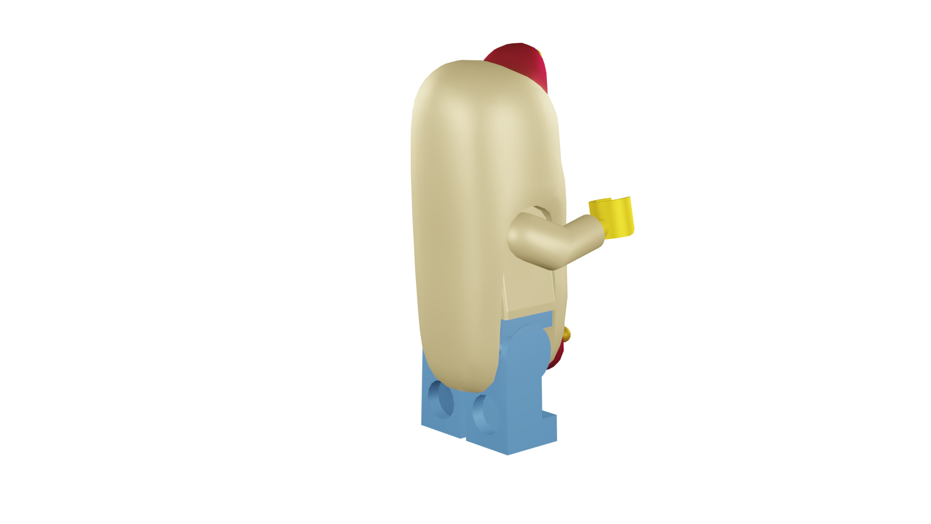 3D print minifigure - 71008-14 Hot Dog Man 3D print model_18