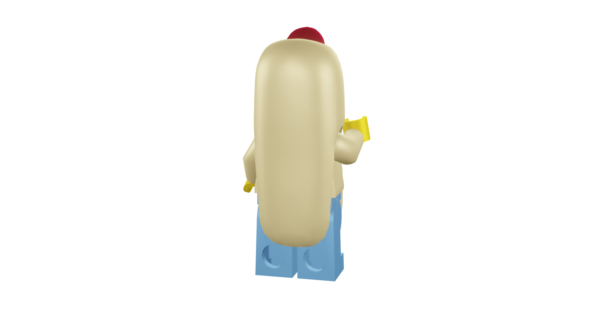 3D print minifigure - 71008-14 Hot Dog Man 3D print model_22