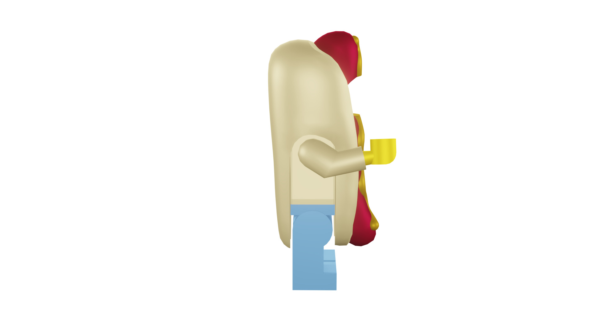 3D print minifigure - 71008-14 Hot Dog Man 3D print model_13