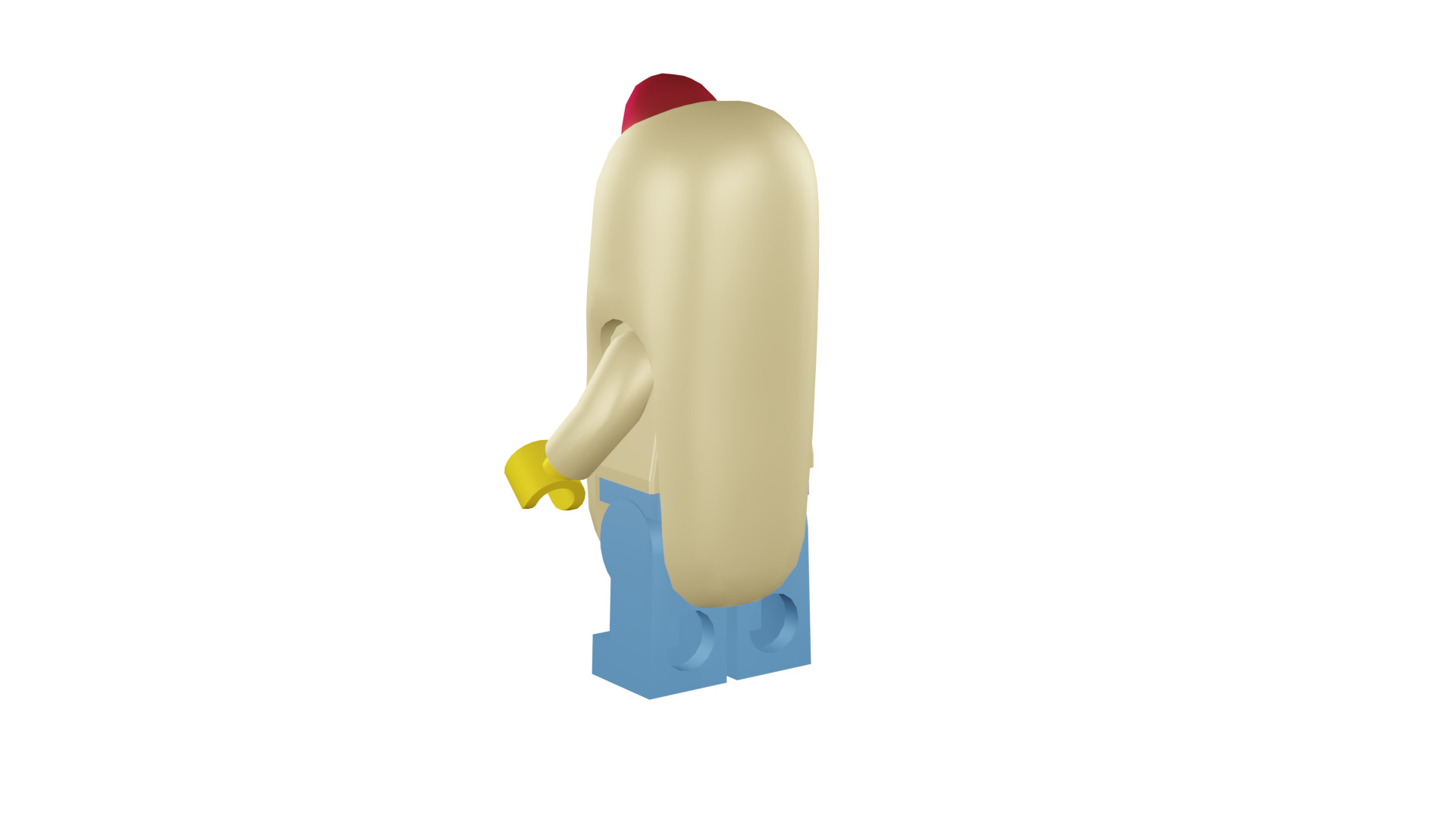 3D print minifigure - 71008-14 Hot Dog Man 3D print model_28