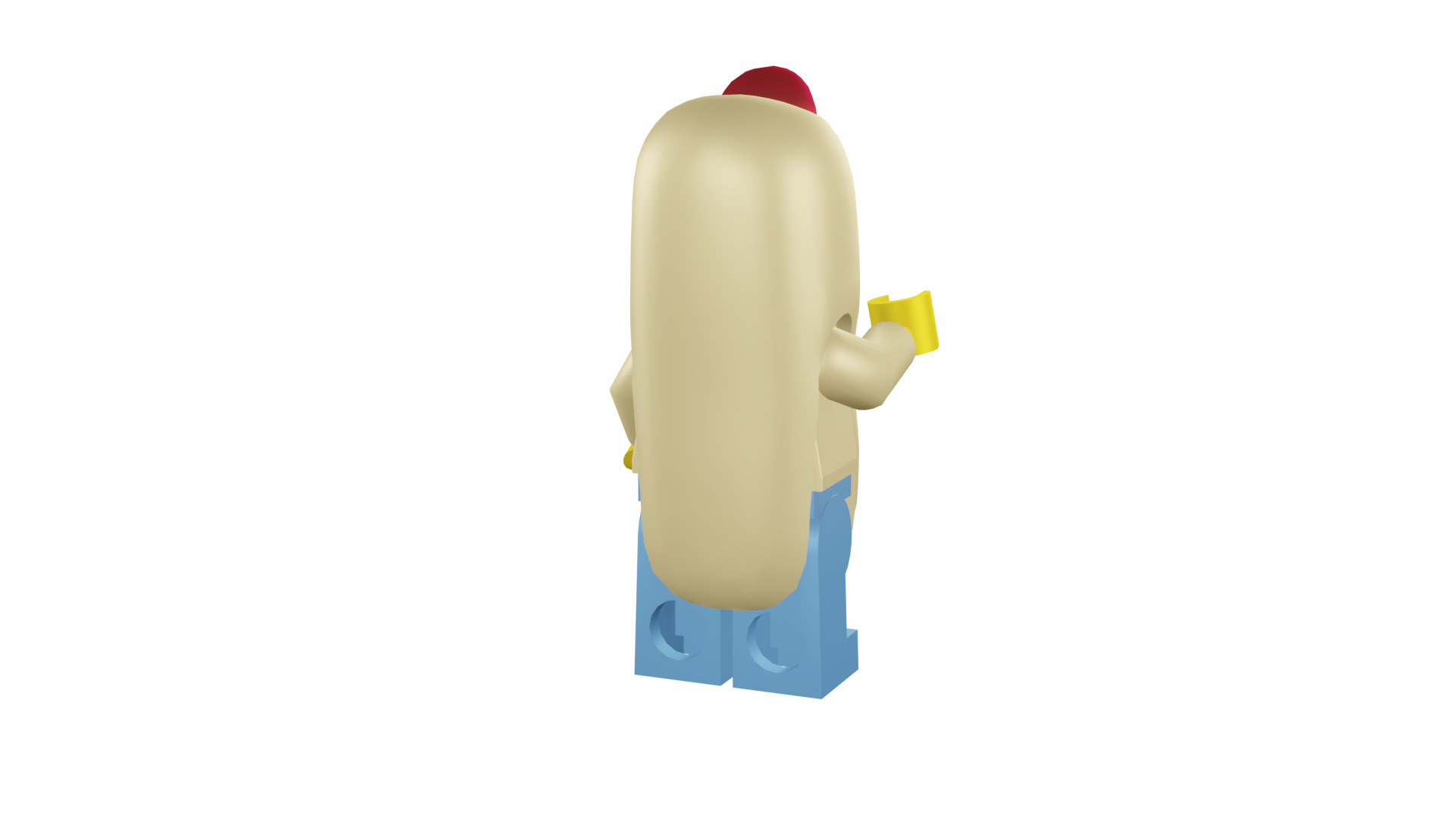 3D print minifigure - 71008-14 Hot Dog Man 3D print model_21