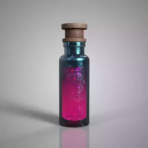Fantasy Charm Potion Game Ready Asset PBR Low-poly 3D model
