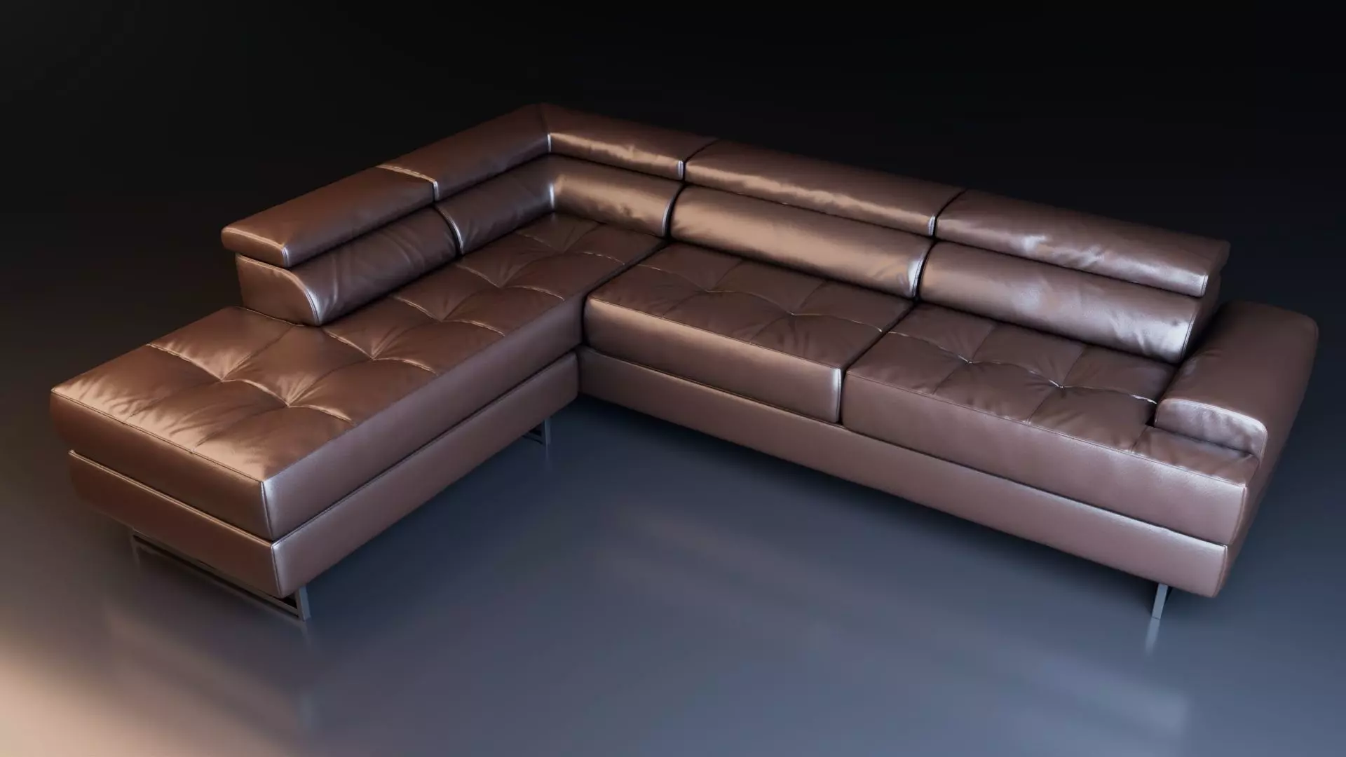 Corner Sofa 3D model_0