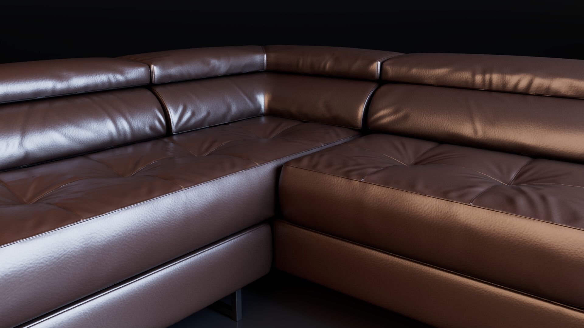 Corner Sofa 3D model_3