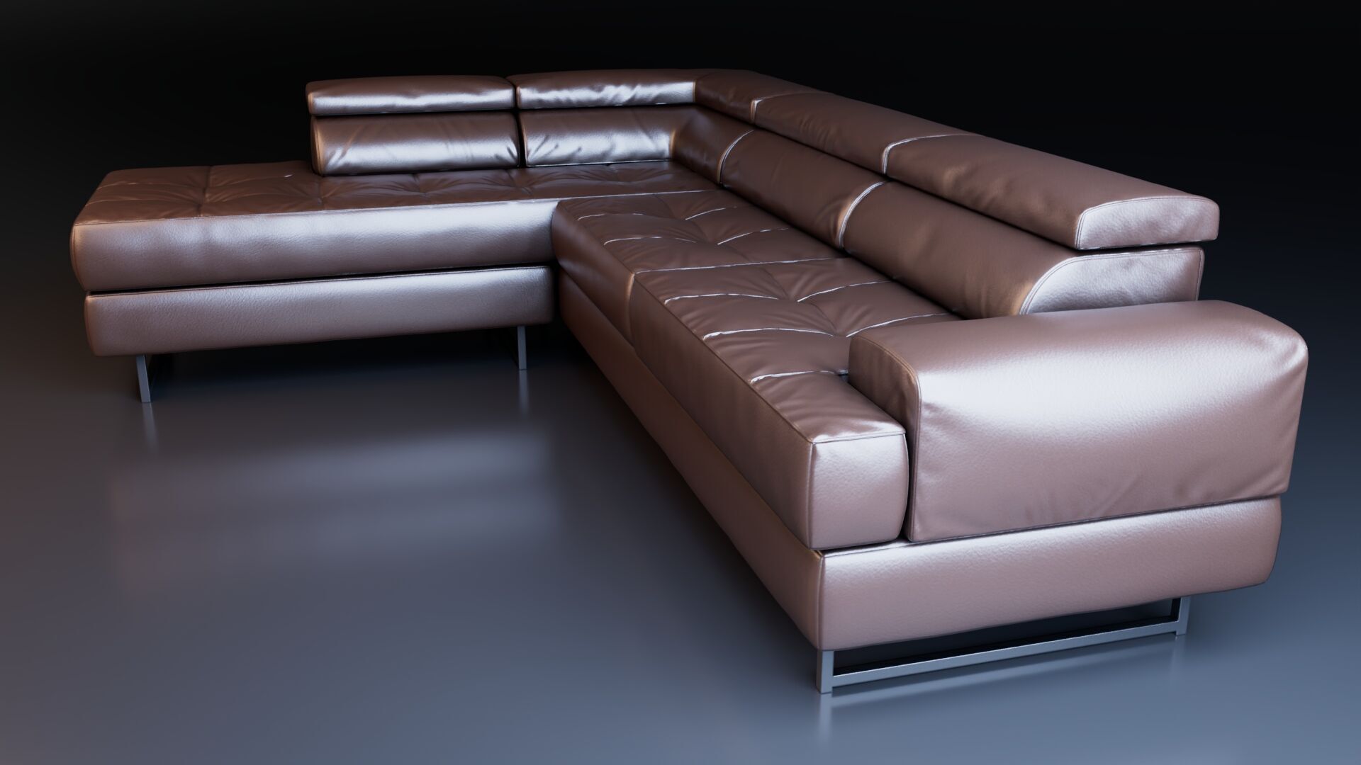 Corner Sofa 3D model_2